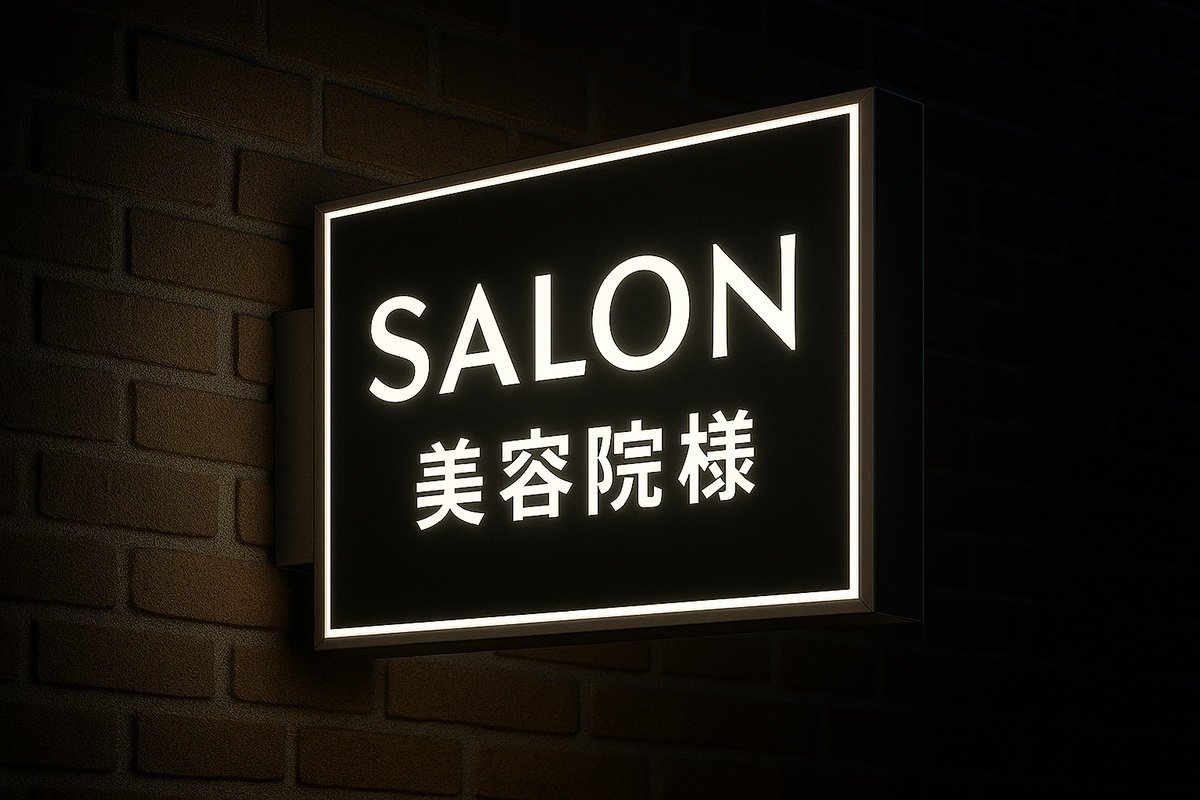 美容院様 看板